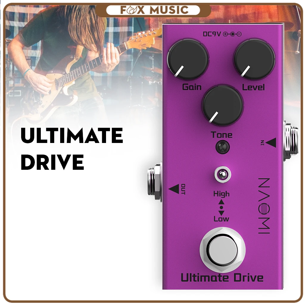 Pedal de efectos para guitarra eléctrica, profesional de aluminio presión, con Mini derivación única True Bypass # NEP-02, 9V - AliExpress Deportes y entretenimiento