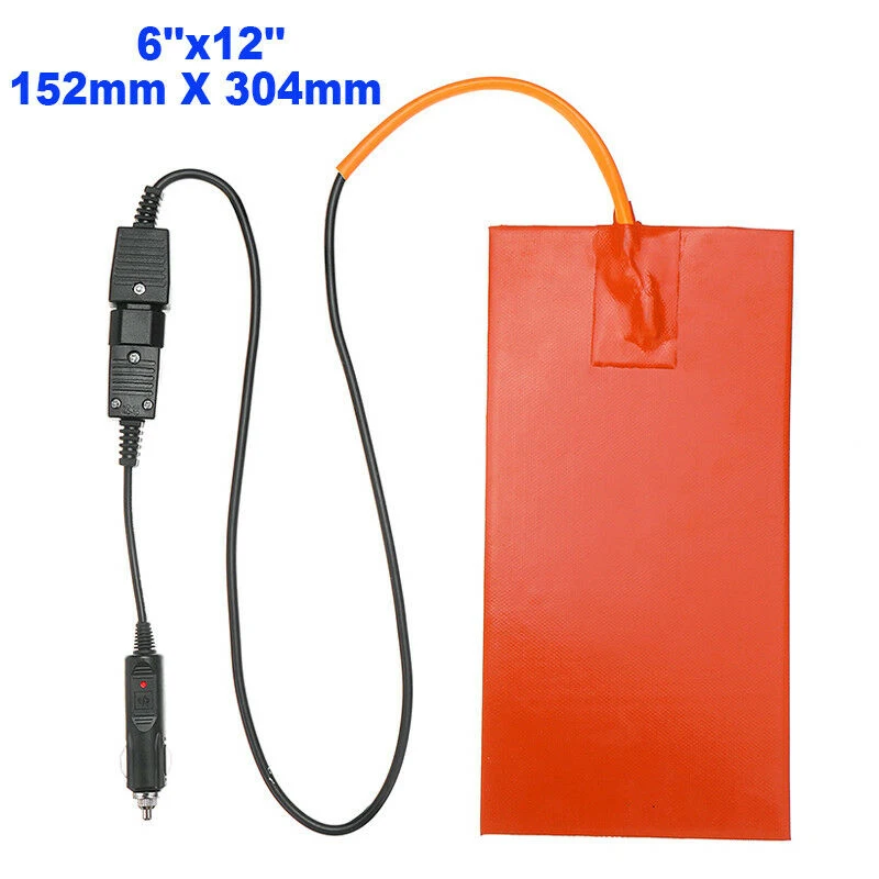 Flexible Silicone heating Pad Food Heater Hot Pizza 100W 65 degrees Delivery Bag Mat Orange Temperature Useful