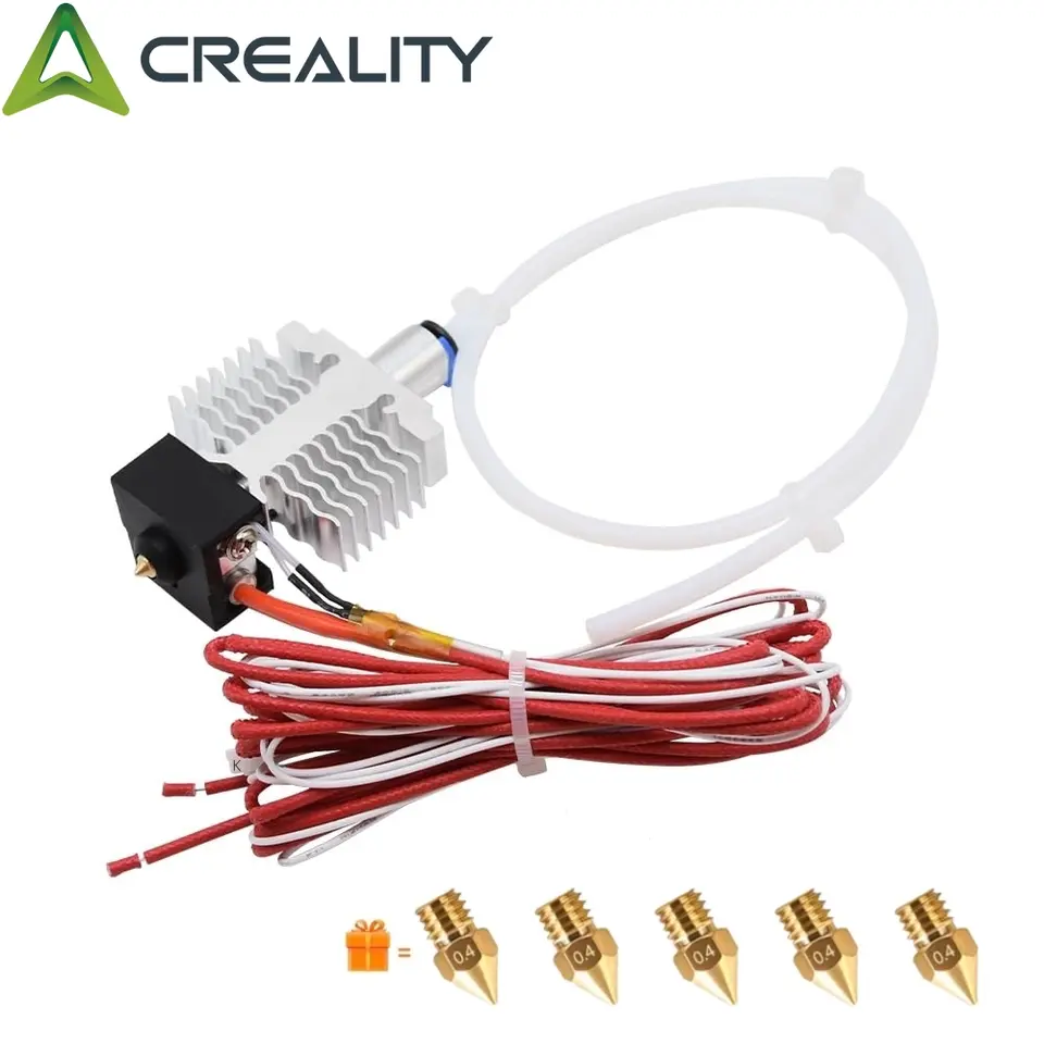 Creality Upgrade Ender 3 V2 Neo Hotend Kit All Metal Hot End Assembly, with PTFE Tubing, for Ender 3 V2 Neo 3D Printer part image 1