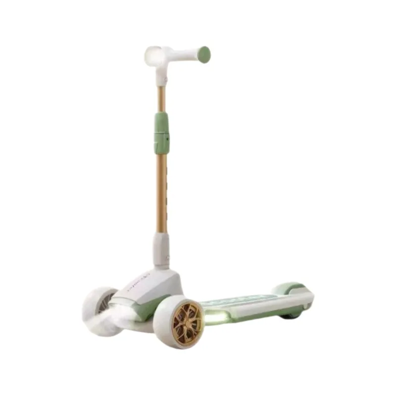 Kick scooter Scooter accessories Children's Scooter with Headlight 3-Wheel Anti-skid Anti-rollover for 2-12 Years Old