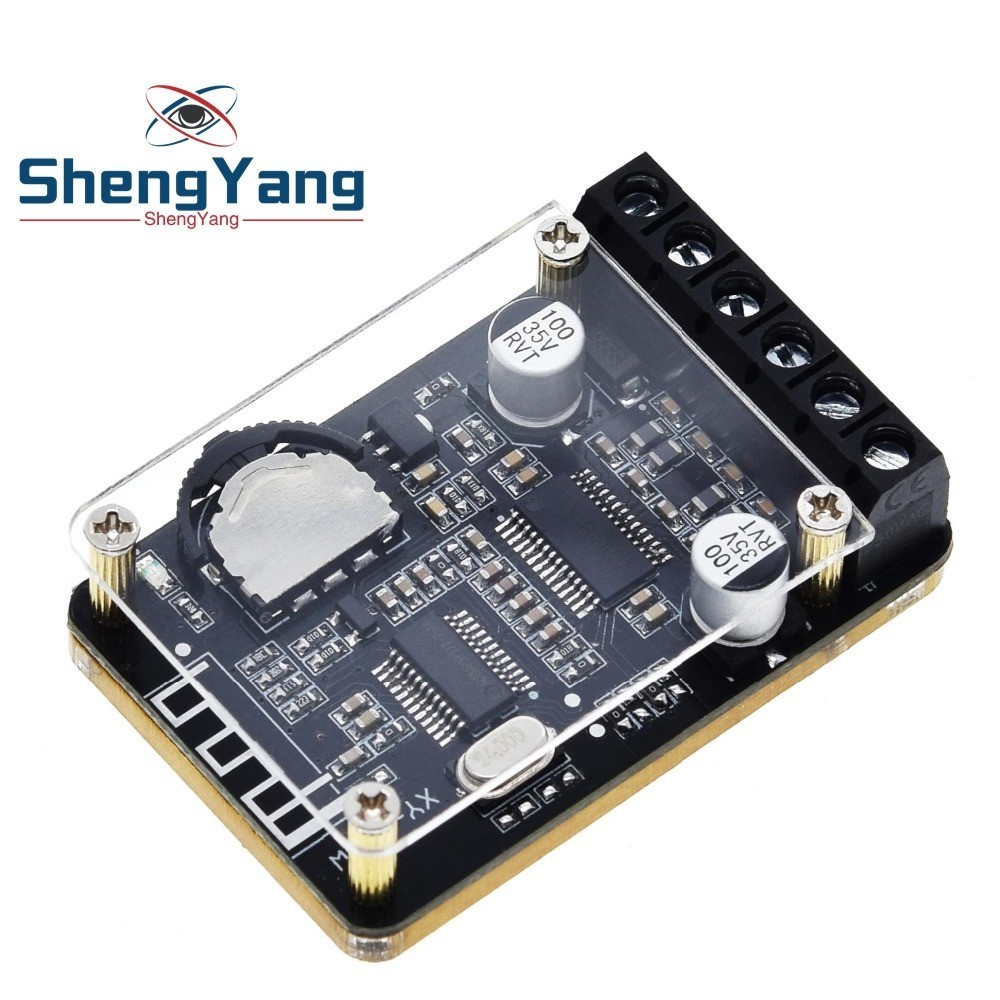 TZT 10W/15W/20W Stereo Bluetooth Power Amplifier Board 12V/24V High Power Digital Amplifier Module XY-P15W