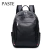2024 Black Fashion Genuine Cow Leather Men's Backpack Male Laptop Man Business Bagpack High Quality Shool Bags for Teenager Boys 1