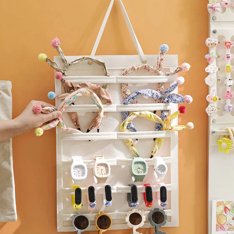 Haaraccessoires organizer voor kleine meisjes, opbergdoos voor
