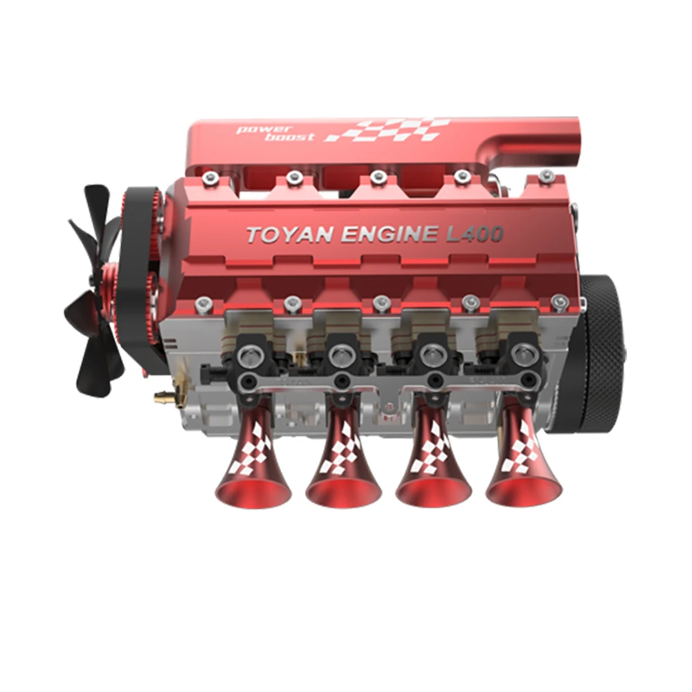 TOYAN ENGINE FS L400WC Methanol Fueled 4 Stroke Inline 4 Cylinder