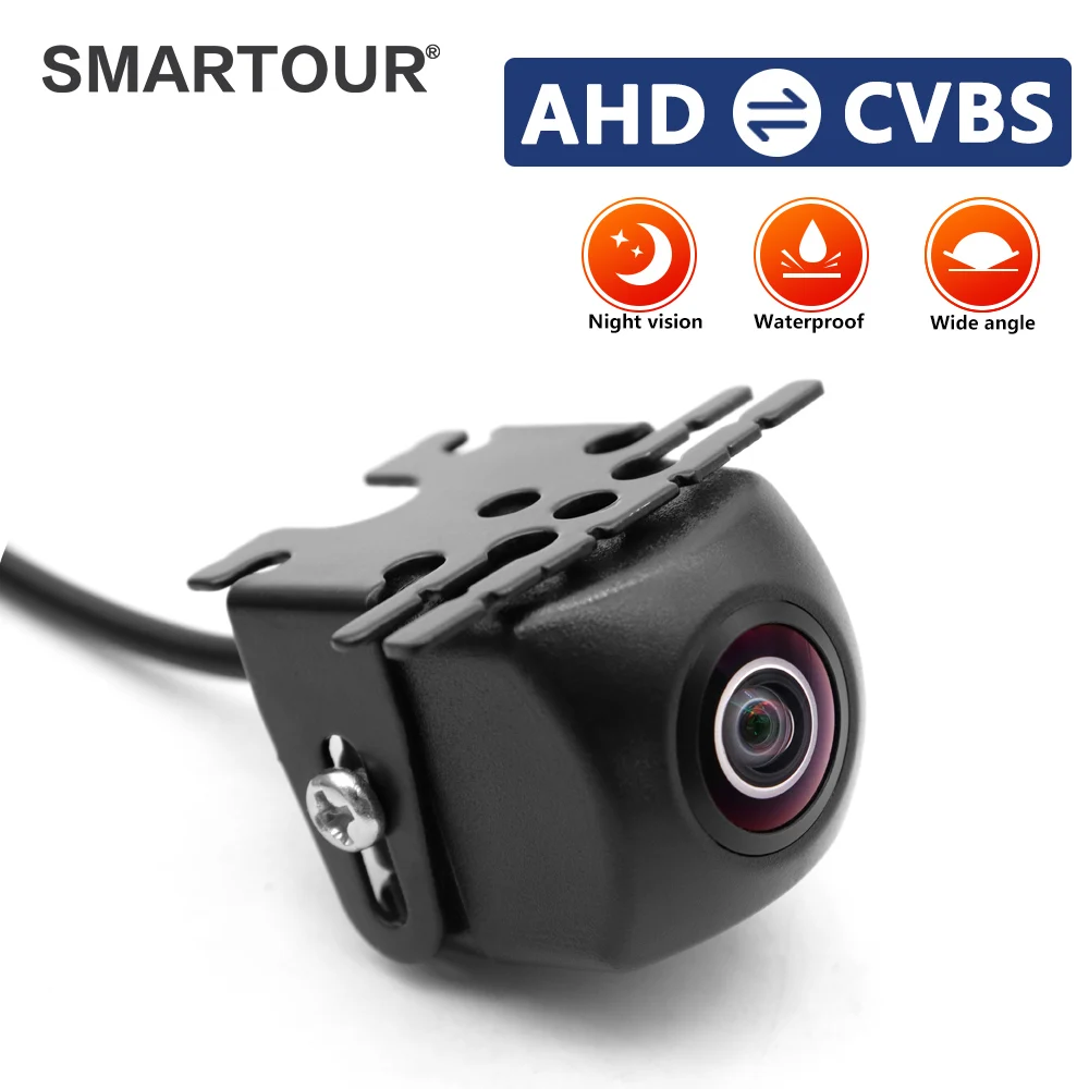 

Smartour AHD 1280*720P Vehicle Rear View Camera Car Reverse Black Fisheye Lens HD Night Vision Universal Car Rearview Camera