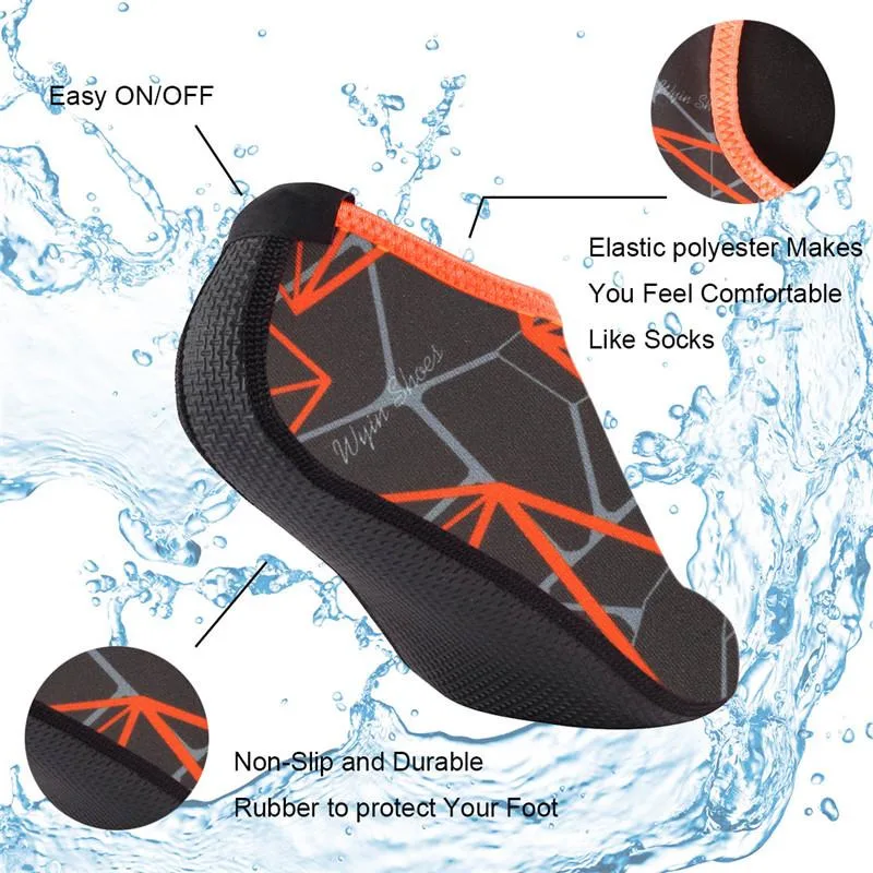 Water Shoes Summer Water Shoes Men Swimming Shoes Aqua Beach Socks Big Plus Size Sneaker For Men Striped Colorful zapatos hombre water shoes aqua shoes