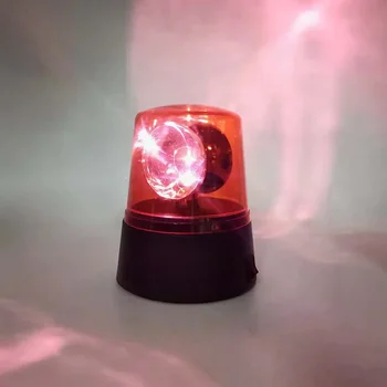 Luce stroboscopica a LED per auto: lampada di segnalazione circolare lampeggiante, alimentata a batteria, ideale per montaggio a soffitto in camion o veicoli scolastici