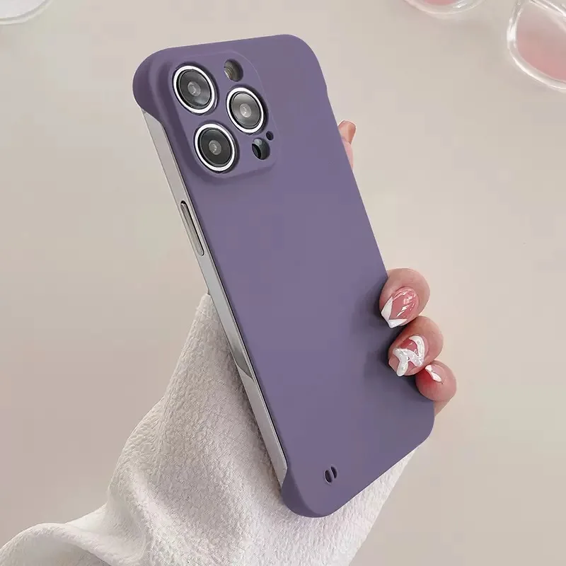 Ultra Slim Frameless Matte Phone Cover in Vibrant Colors