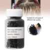 1000PCS Aluminum Micro Links Rings Beads Screw Micro Rings Hair Extension Tool Black Hair Extension Beads Hair Extension Rings 2