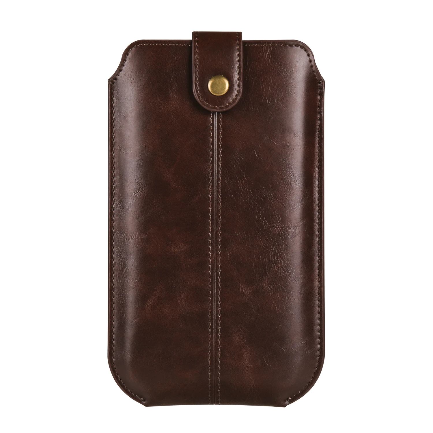 Premium Crazy Horse Leather Belt Case with Card Slot