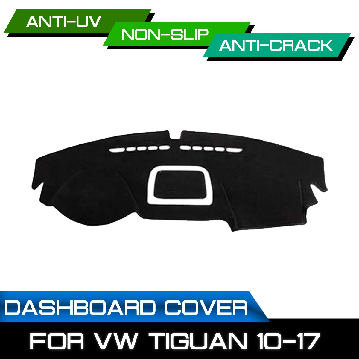 

Коврик для приборной панели автомобиля Volkswagen Tiguan 2010 2011 2012 2013 2014-2017, нескользящий коврик для приборной панели с защитой от грязи и ультрафиолета