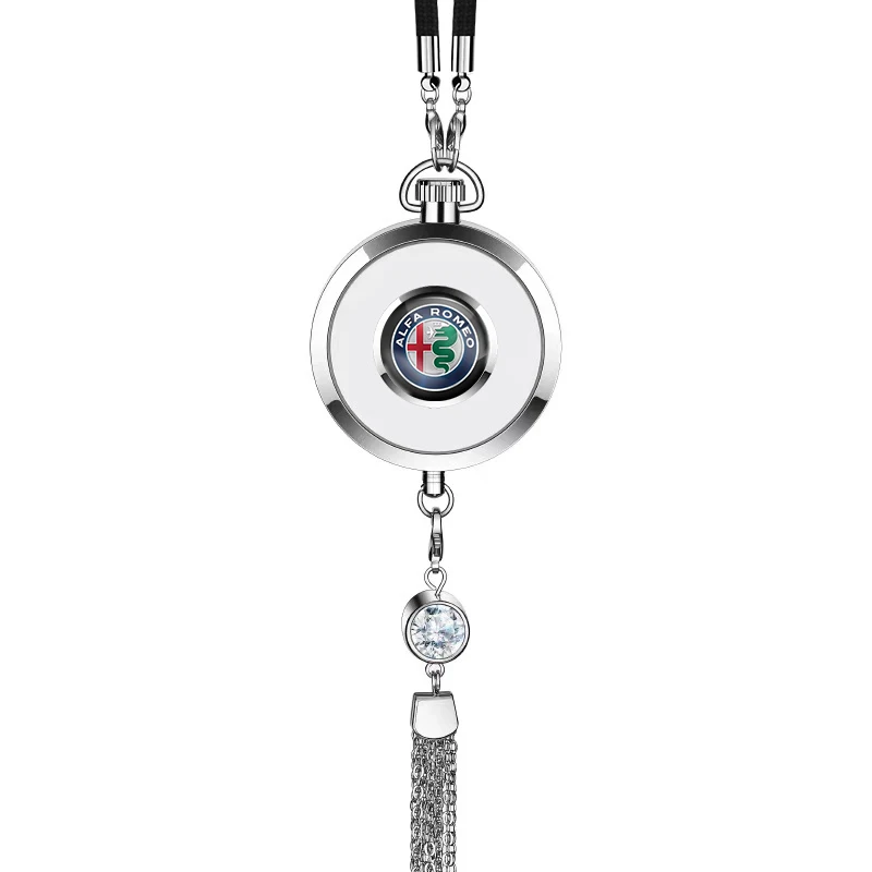 Espelho retrovisor do carro perfume pingente fragrância pendurado acessórios para alfa romeo 156 159 147 4c 8c 166 giulia giulietta mito