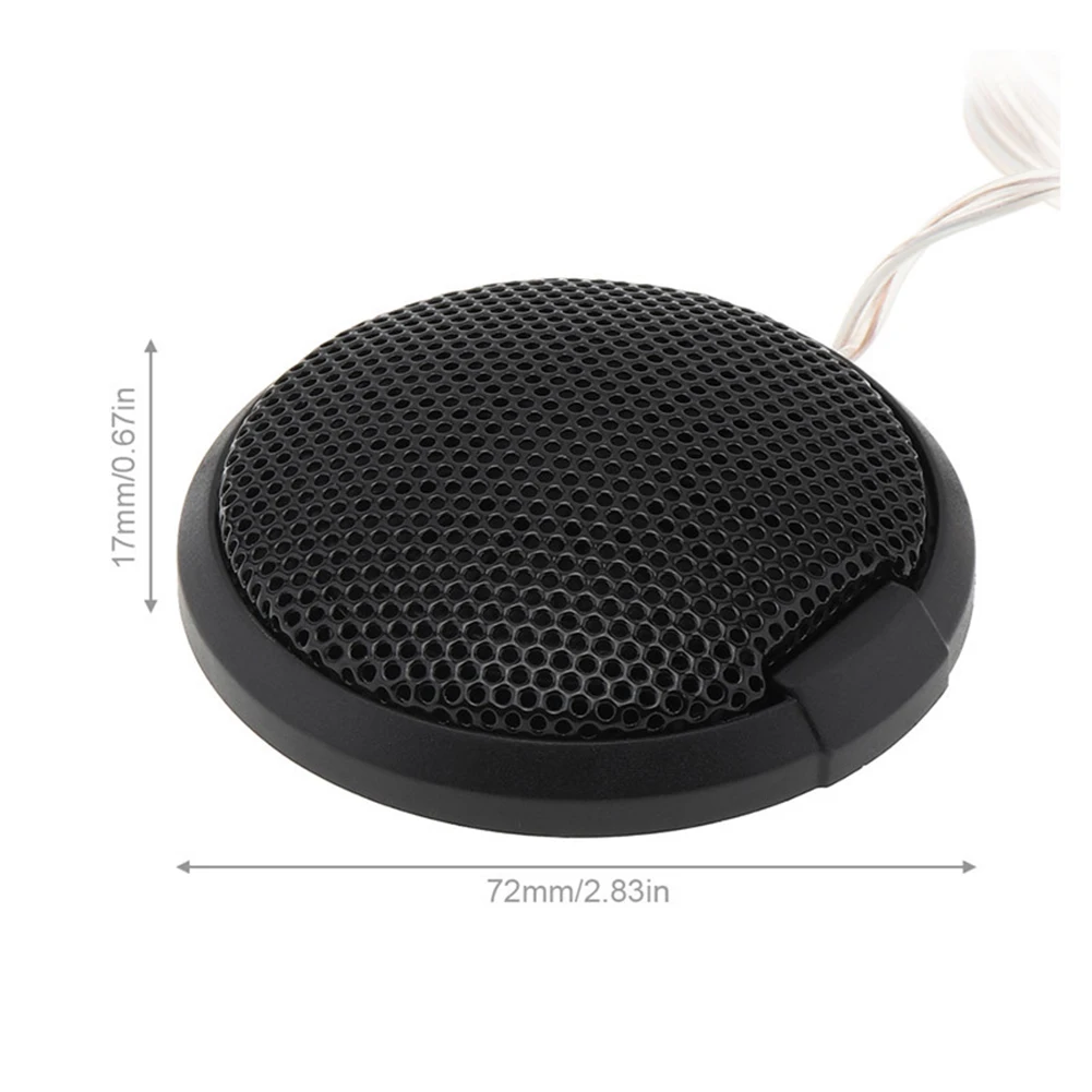

2pcs Universal Car Door Speaker Stereo Sound Amplifier Music Player High Frequency Tweeter Speakers Portable High Quality