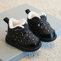 Winter Baby Girls Boys Snow Boots Infant Toddler Shoes Warm Plush Children Outdoor Ankle Boots Soft Sole Anti Slip Kids Shoes 2