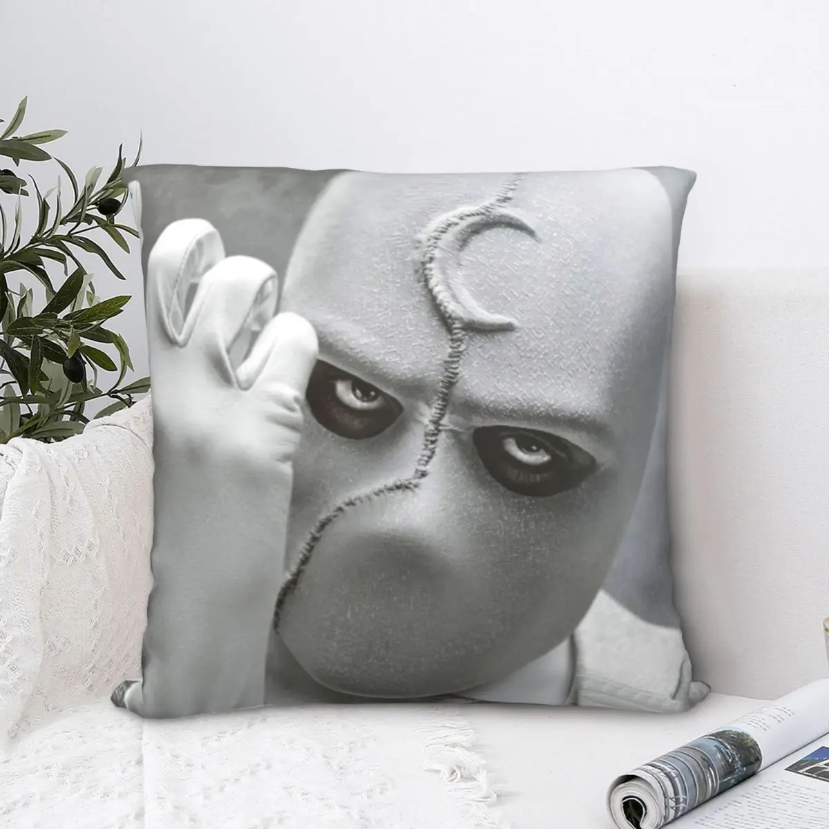 

Moon Knight Original Square Pillowcase Polyester Pillow Cover Velvet Cushion Zip Decorative Comfort Throw Pillow For Home Sofa