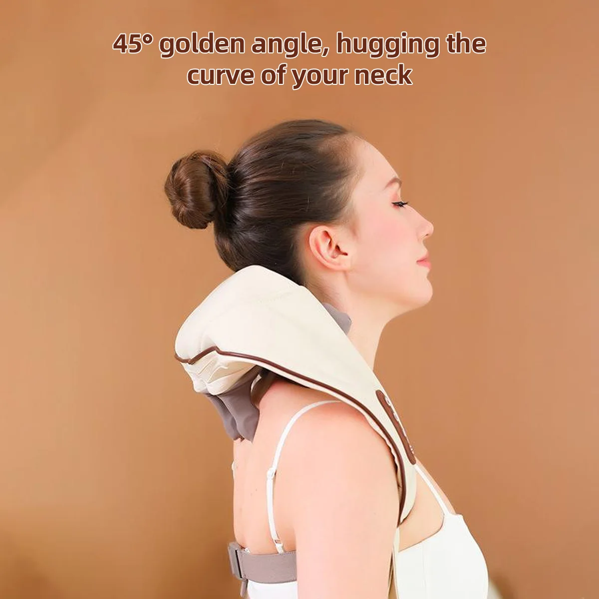 Multifunctional U Shaped Neck and Shoulder Massager Electric Air Pressure Kneading Deep Pressure Back Relaxation Massager