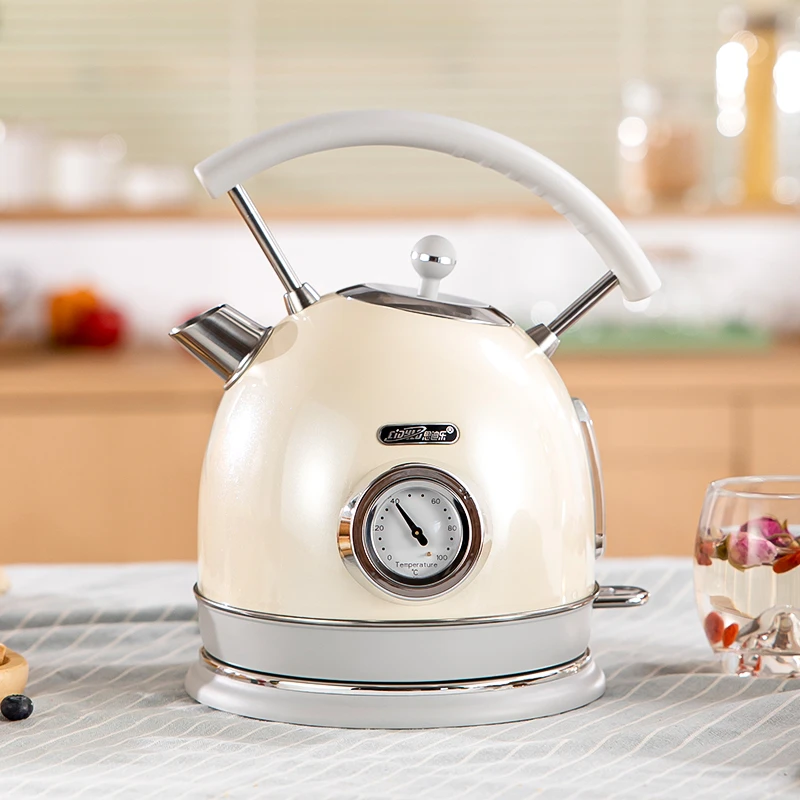 British Retro Electric Kettle Strix Temperature Control 1.8l Large