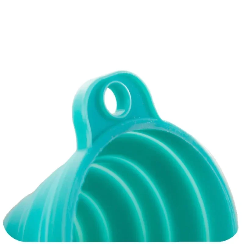 Silicone Collapsible Foldable Funnel Household Kitchen Cooking Tools Portable Wine Mini Portable Oil Pot Funnel