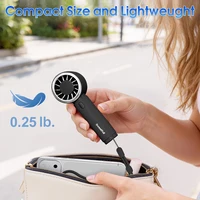 Ventilateur de poche tendance 2000 mAh 5 vitesses Design esthétique Climatiseur personnel Rechargeable Mini-refroidisseur portable 3