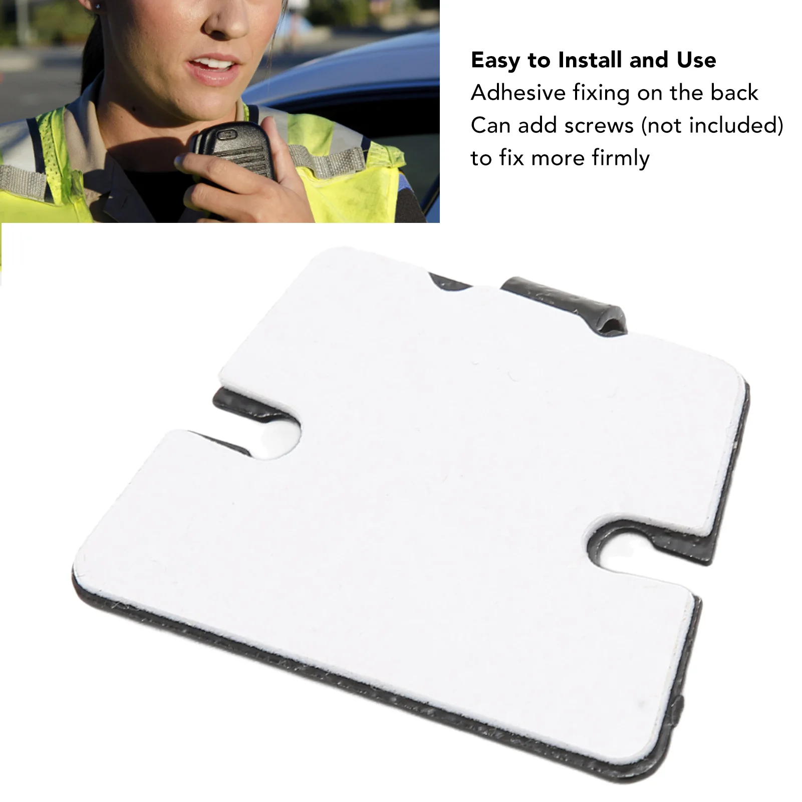 Radio Mic Bracket Metal Car Radio Microphone Holder Clip for ICOM IC 2720H IC 2820H for Kenwood TM241 TM231 Radio Mic Bracket