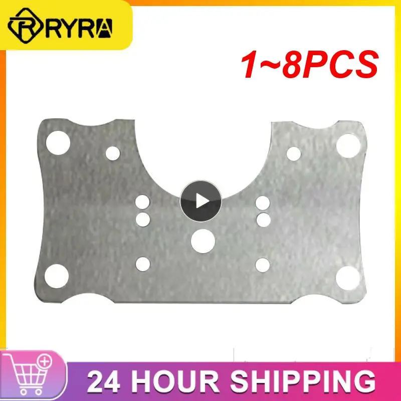 1~8PCS 1/Hinge Repair Plate Cabinet Hinges Cupboard Door Fixing Mounting Plate Furniture Hardware Side Panel Hinges Repair