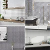 10Pcs Floor Stickers 30*30cm PVC Imitation Marble Brick Tile Self-adhesive Wall Stickers Waterproof Floor Tiles Bathroom Decor 4