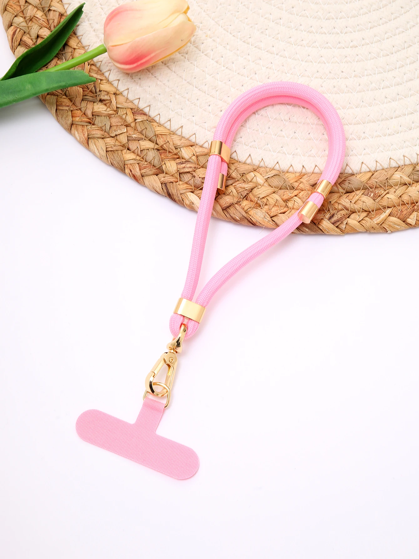 Adjustable Nylon Phone Wrist Strap with Clip - Multifunctional Anti-Loss Rope