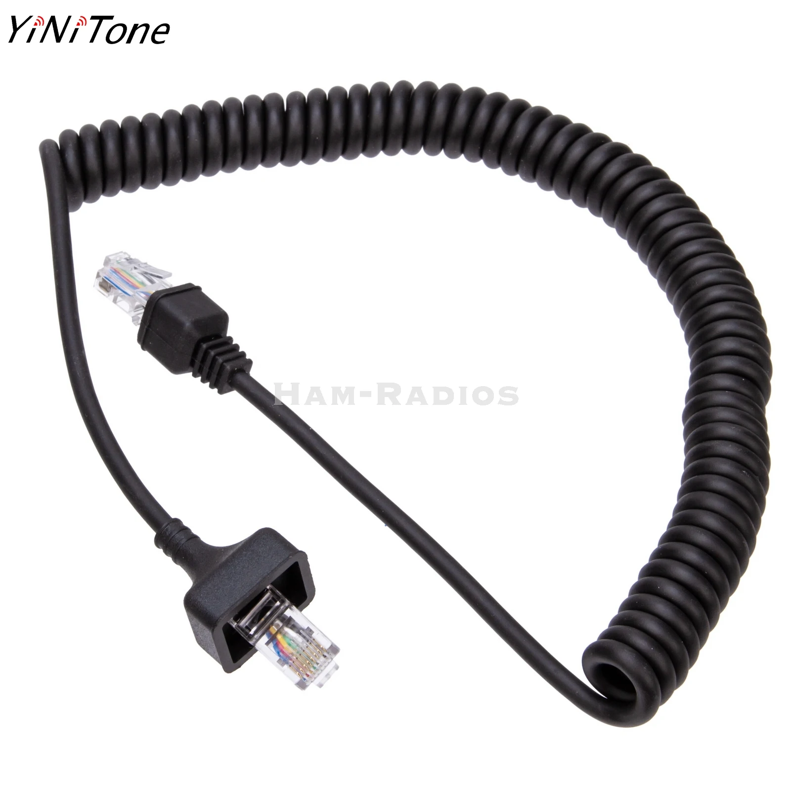 YiNiTone 8PIN Speaker Mic Cable For Kenwood TK-868G TK-768G TK-862G TK-762G TK-7100 TM-261A TM-271A mobile radio microphone