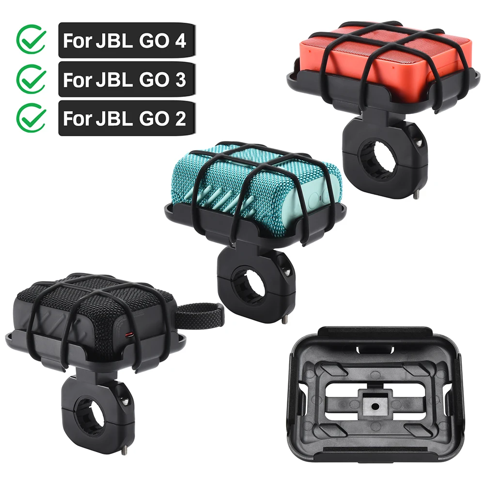 Portable MTB Road Bike Bracket Speaker Rack Portable Speaker Mount Bike Speaker Holder for JBL GO 4/GO 3/GO 2 BT Speaker