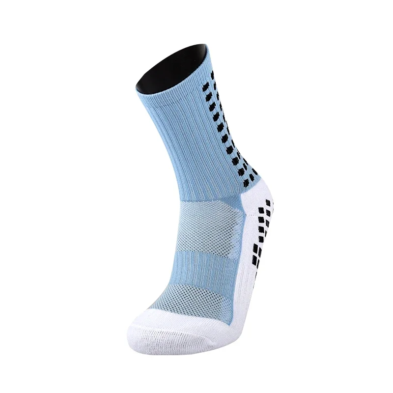 Chaussettes de football anti-aldes pour hommes et femmes, chaussettes de sport Grip, basket-ball, tennis, cyclisme, équitation, nouveau