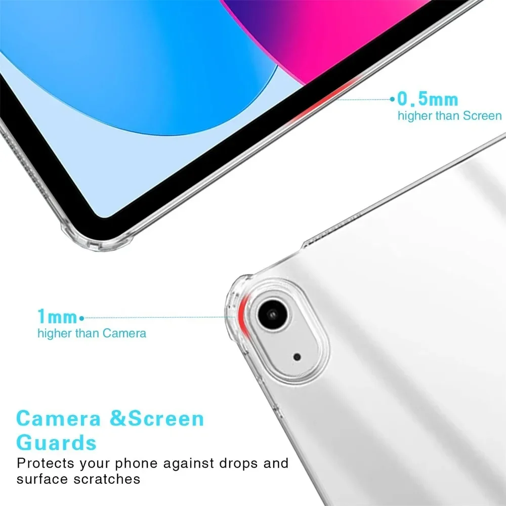 Durable Transparent Shockproof Silicone Tablet Case