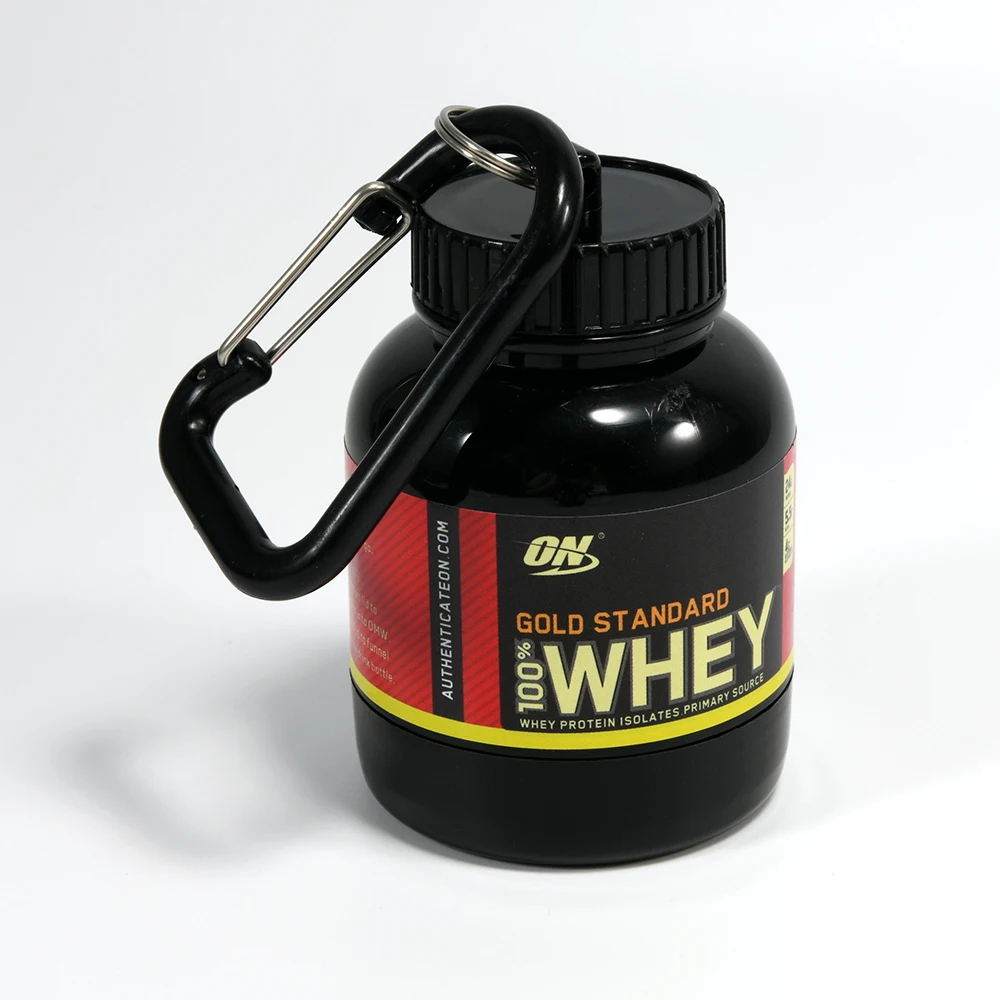 NEW Portable Protein Powder Bottle With Whey Keychain Health Small