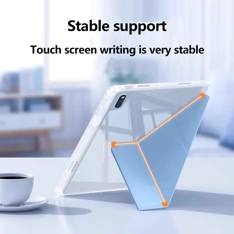 Premium Tablet Case with Pen Slot - Durable PU+PC Cover