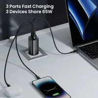 ASOMETECH GaN USB Type C Charger 65W 45W PPS PD QC4.0 Quick Charger For Macbook Laptop IPAD Tablet iPhone 14 Samsung S23 Ultra - Image 5