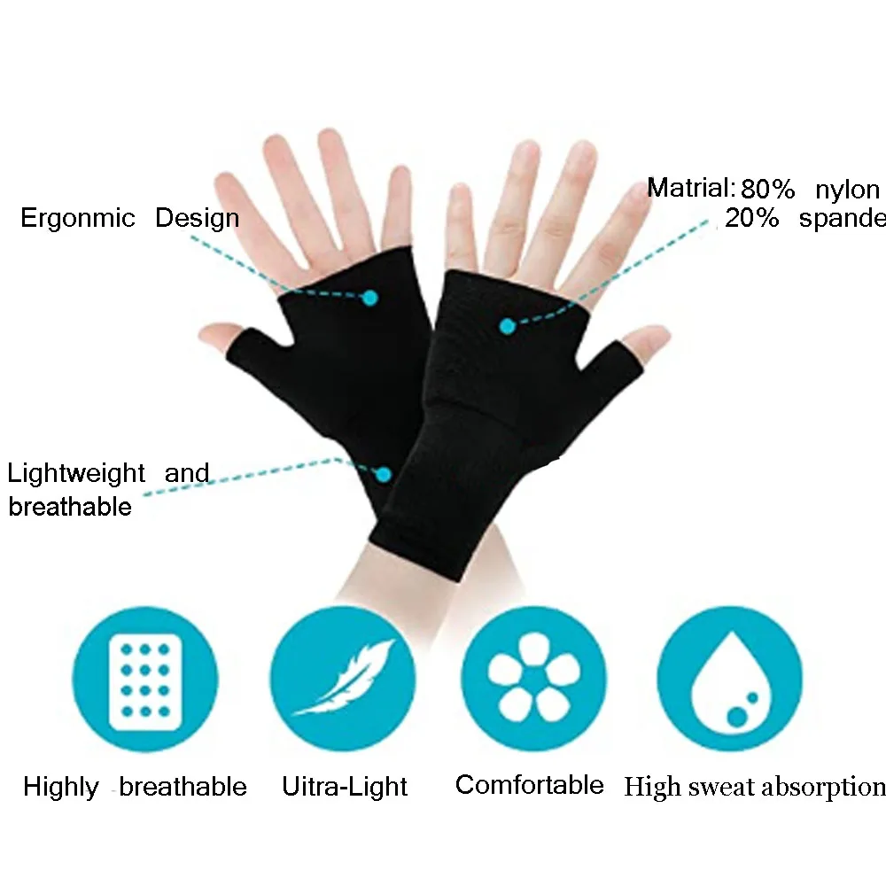 Golfer Compression Wrist Thumb Band Belt Carpal Tunnel Hands Wrist Support Brace Strap Sleeve Tenosynovitis Arthritis Gloves