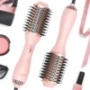 4 In 1 Hot Air Brush Styling Comb One-Step Heating Comb Hair Straightening Brush for Straight Curly Professional Hair Dryers 1