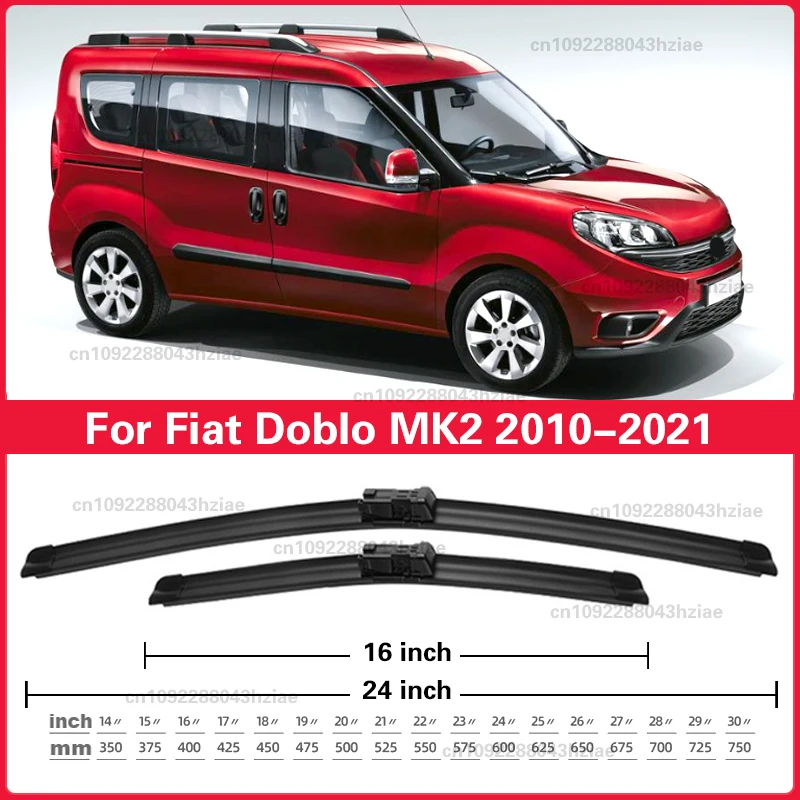 525/450 spazzole tergicristallo compatibile per fiat doblò 5p dal 11