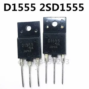 Original 2pcs/ D1555 2SD1555 TO-3PF 1500V 5A