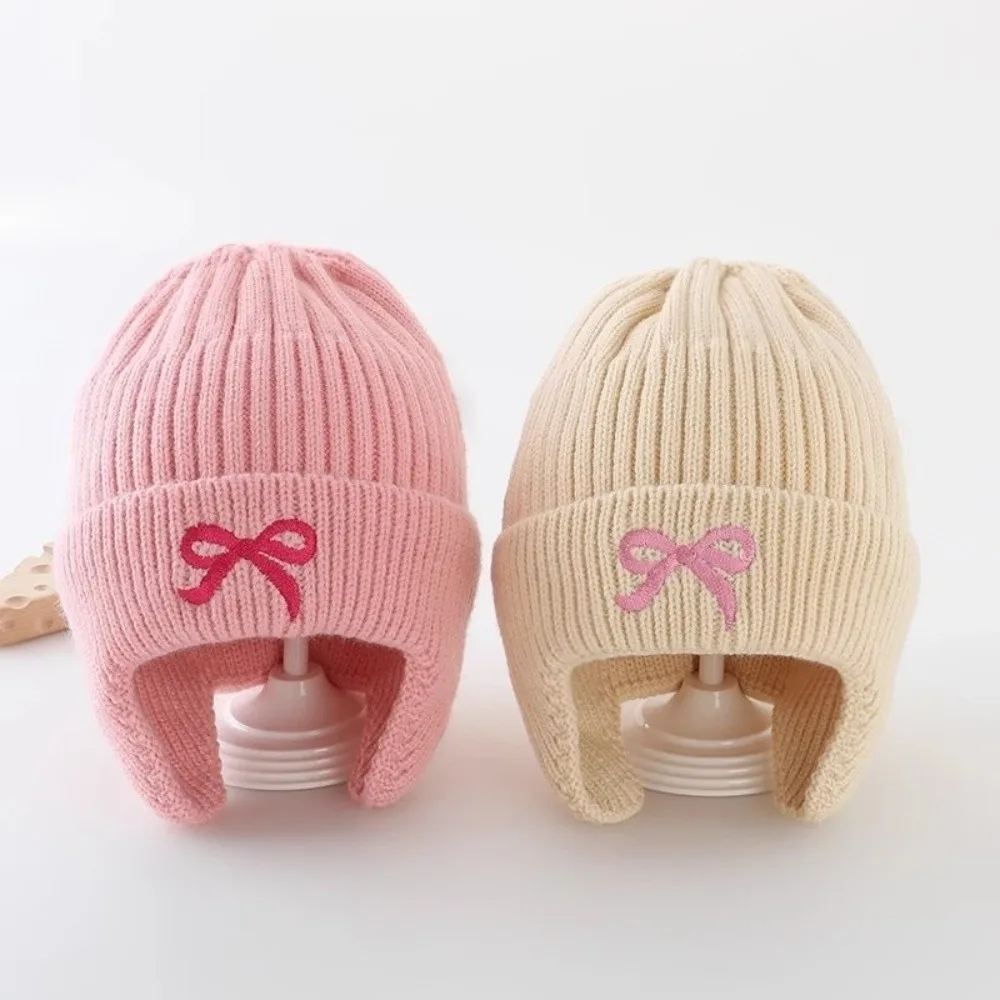 Polyester Kids Ear Protection Beanie Hat