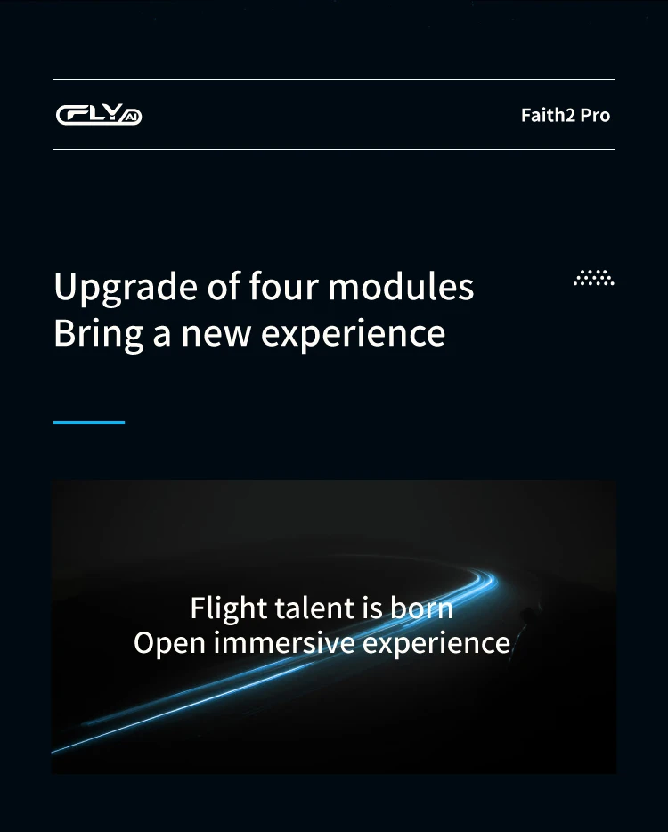 CFLY Faith 2pro Drone, CLYD Faith2 Pro Upgrade of four modules Bring a new experience Flight talent is born