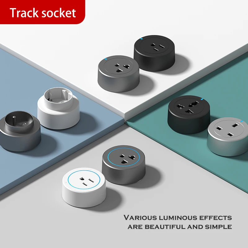 Herepow-مقبس قضيب متنقل مع USB ، قابس متعدد الوظائ...