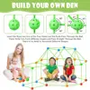 DIY Fort Construction Creative Toy Fort Building Kit 3D Castles Tunnels Tents Games Educational Play Tent Toys for Kids Gift 3