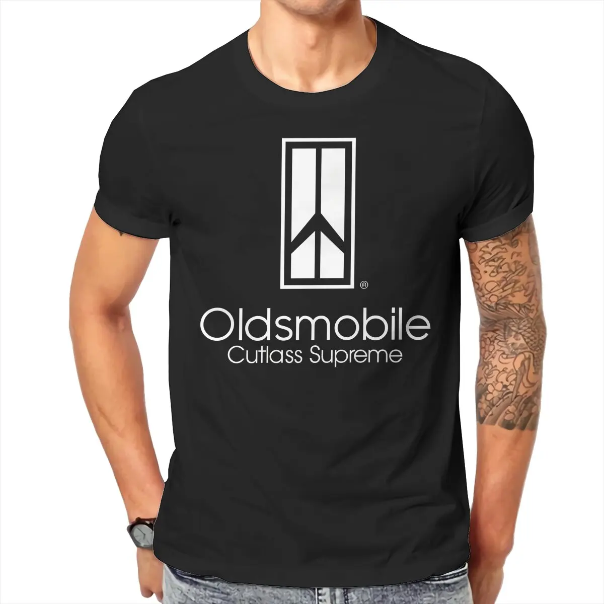 Gran Turismo Game Oldsmobile Cutlass Supreme Tshirt Graphic Men Top Vintage Grunge Summer Cotton Maglietta Harajuku A Maniche Corte