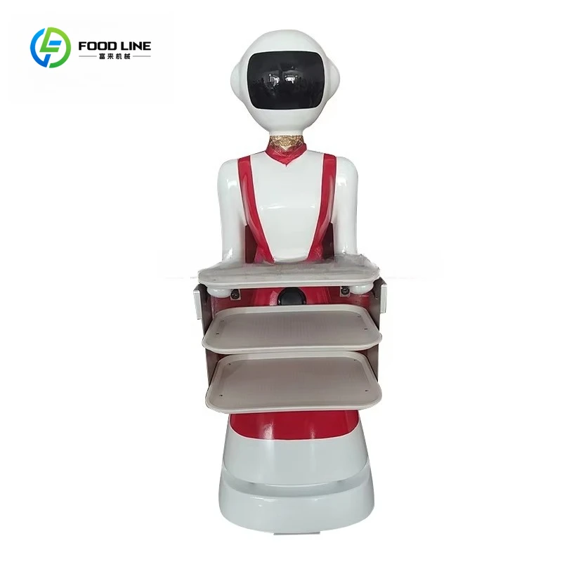 Robot da ristorante più venduto, servizio cameriere, robot commerciale per la consegna di cibo per carichi pesanti, per grandi vantaggi di sala da pranzo - immagine 4
