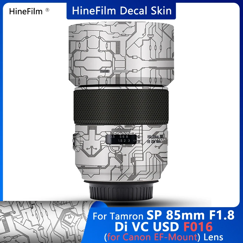 Tamron 85 1.8 Ef Mount Lens Decal Skin Per Tamron Sp 85Mm F/1.8 Di Vc Usd F016 Lens Sticker Protettivo Sp85 F1.8 Wrap Cover Film
