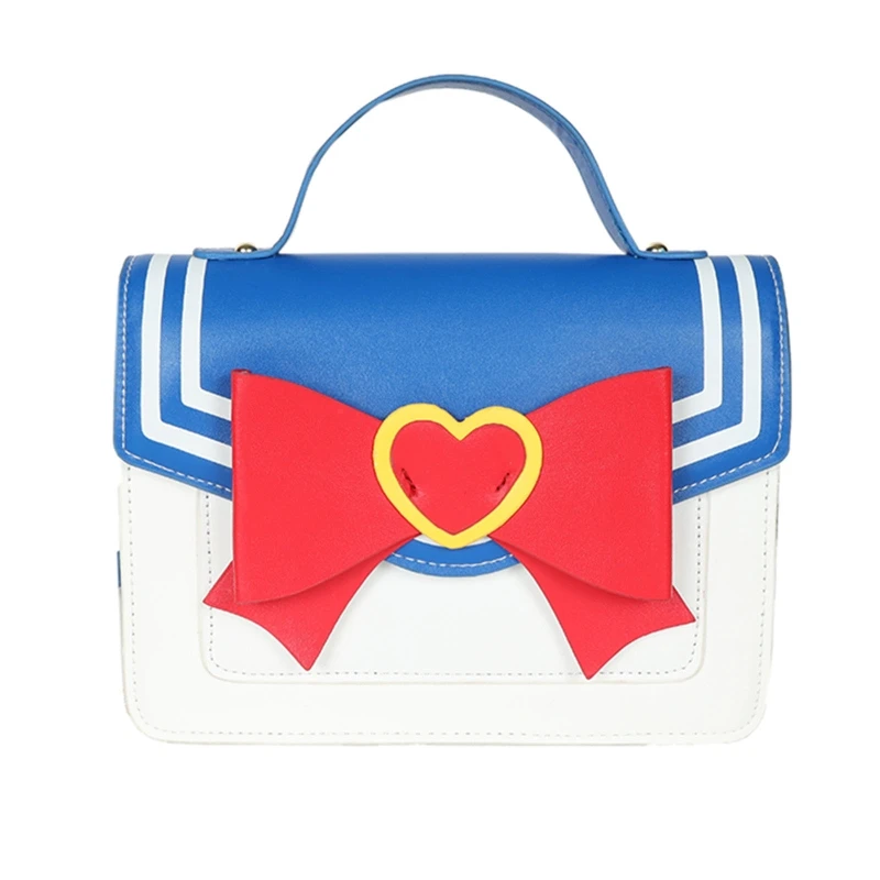 Women JK Uniform Bag Handbag Purse PU Leather Shoulder Crossbody Bag Tote Chain Satchel for Girls Gift