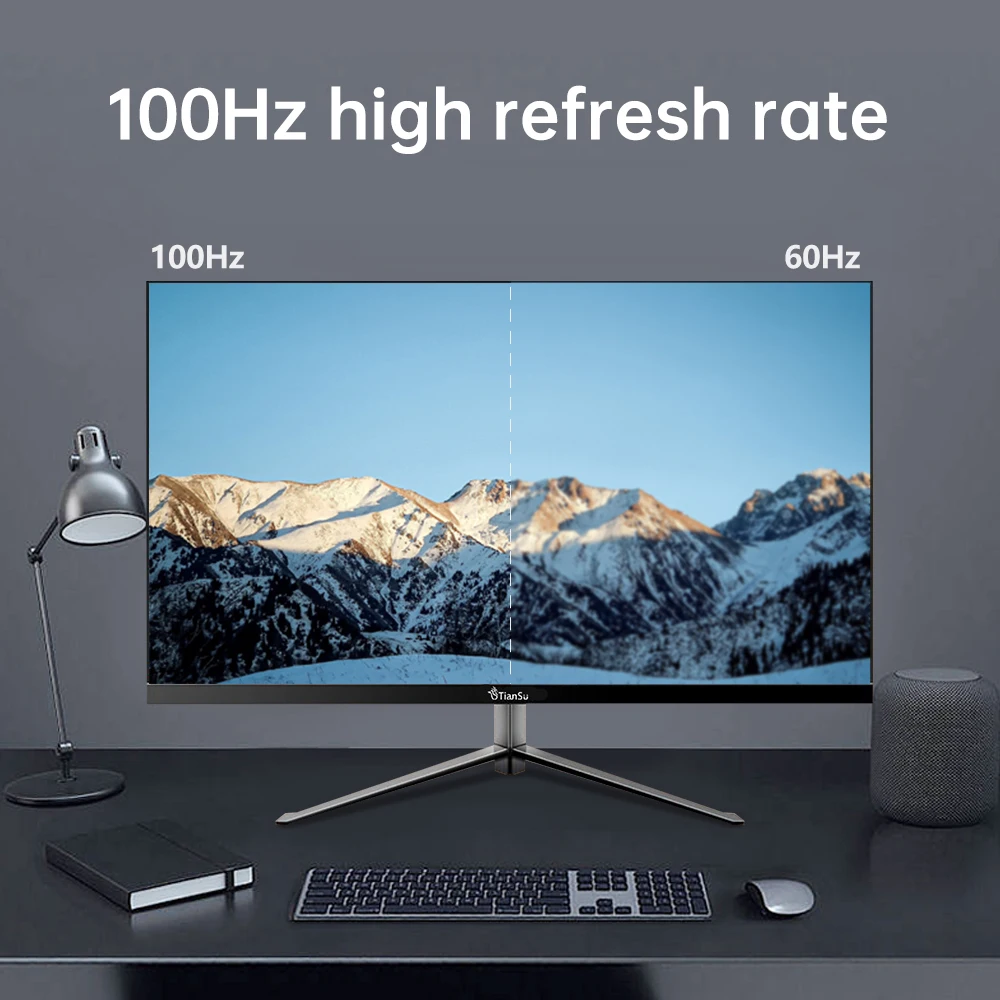 Tiansu 24 ġ Ӹ IPS , FHD 1920x1080 100Hz,   繫ǿ HDMI  VGA Է, ο   ̸ ÷