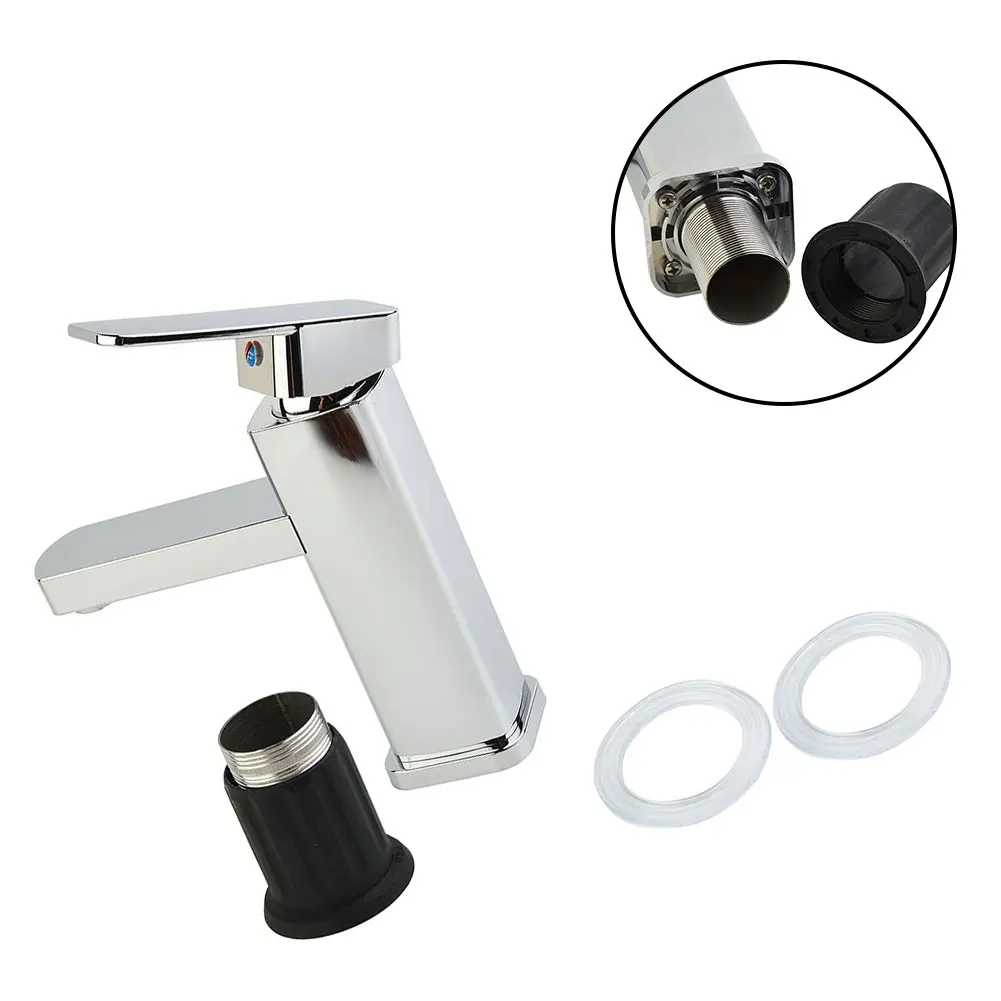 Faucet Mono Basin Tap Rubber Sealing Rings Single Handle Control Solid Construction Bathroom Bath Ceramic Valve Core 4