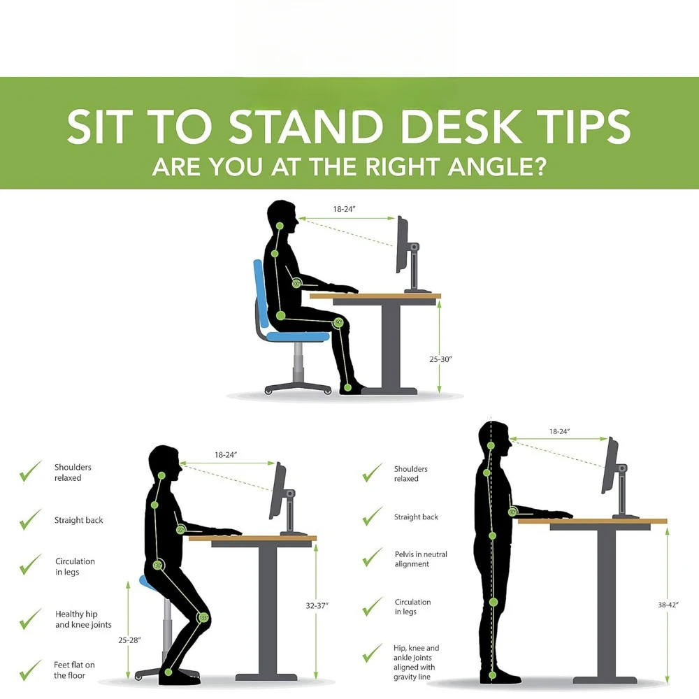 72-inch Electric Height Adjustable Standing Desk, Ergonomic Sit-Stand Computer Table for Home Computer Desk 5