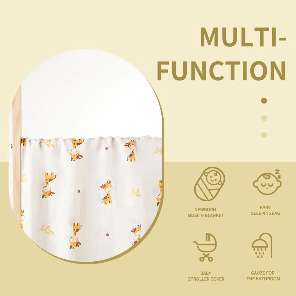 Cotton Swaddle 2Pieces/Set 70% Bamboo+30% Soft Cotton Baby Swaddle Wraps